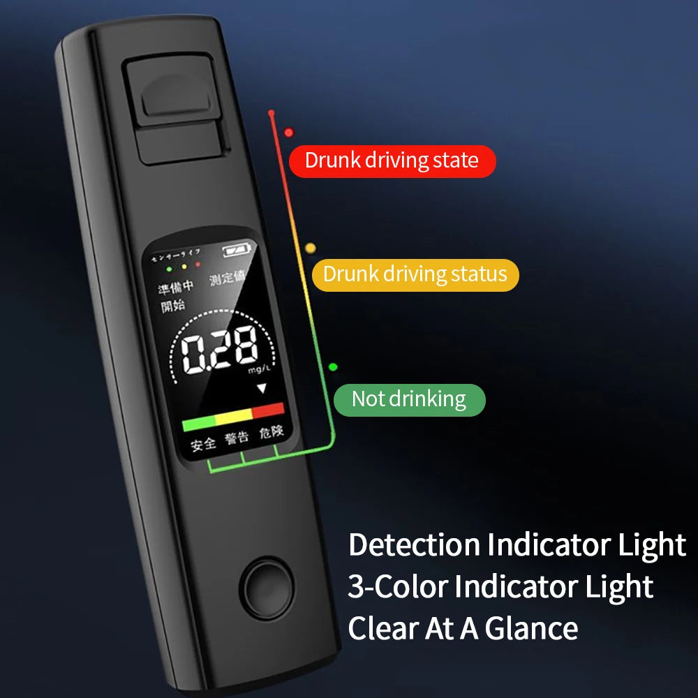 Professional Breathalyzer Alcohol Test With LED Display